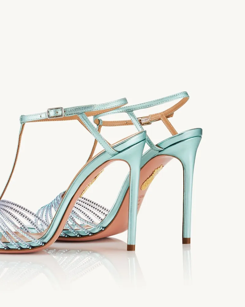 Aquazzura Amore Mio Crystal Embellished Sandals