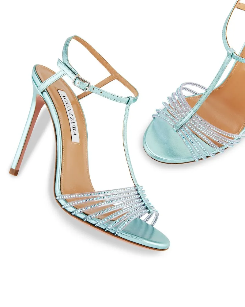 Aquazzura Amore Mio Crystal Embellished Sandals