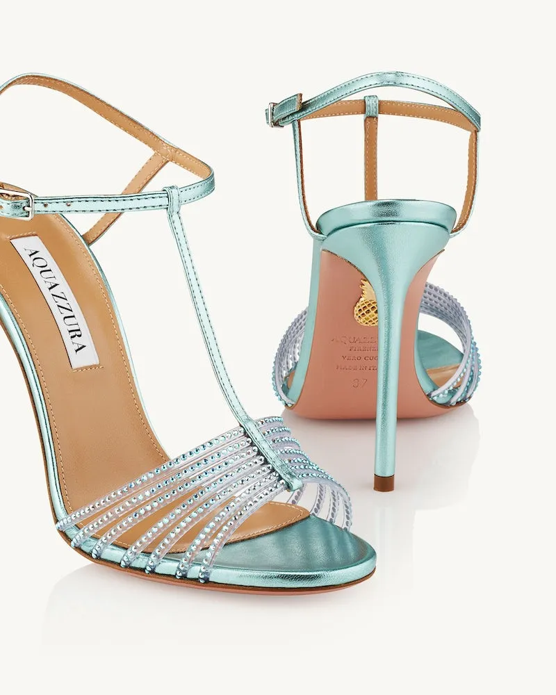 Aquazzura Amore Mio Crystal Embellished Sandals