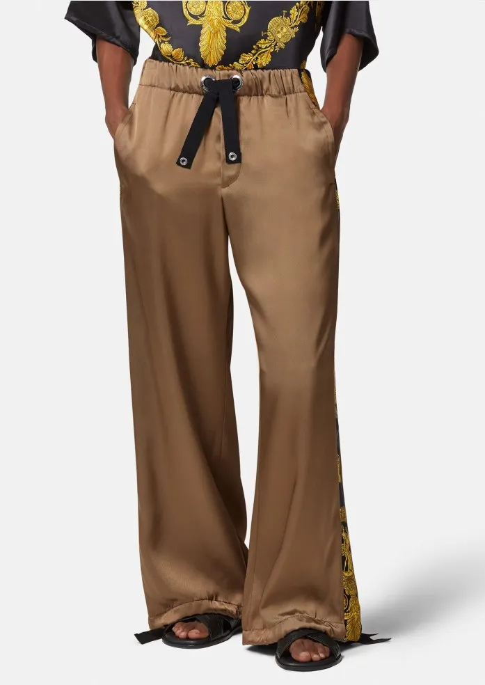 Versace Baroque Printed Drawstring Pants