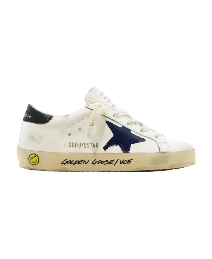 Golden Goose Kids Superstar Lace-Up Sneakers