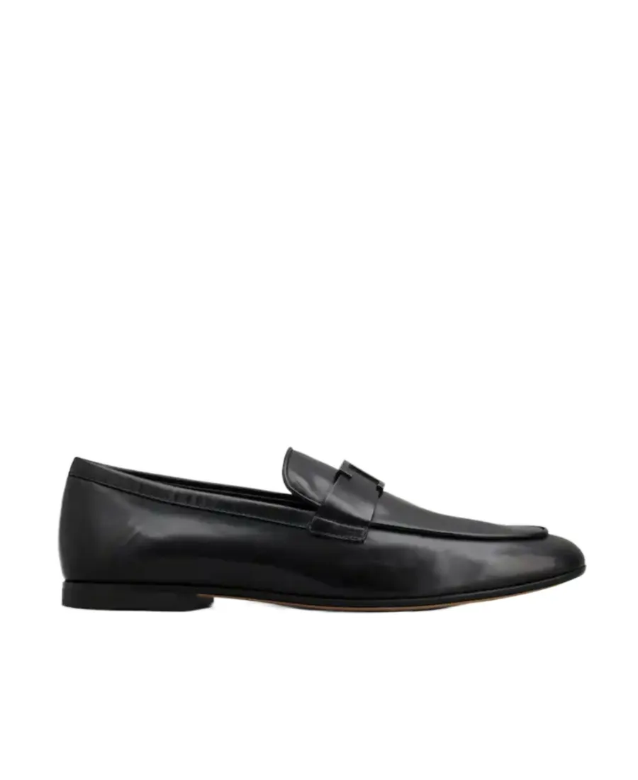 Tod's Logo Plaque Slip-On Loafers