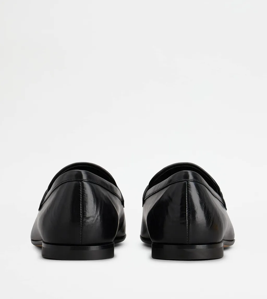 Tod's Logo Plaque Slip-On Loafers