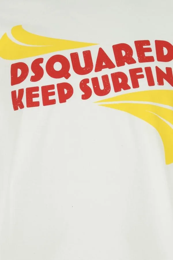 Dsquared2 Logo Printed Crewneck T-Shirt
