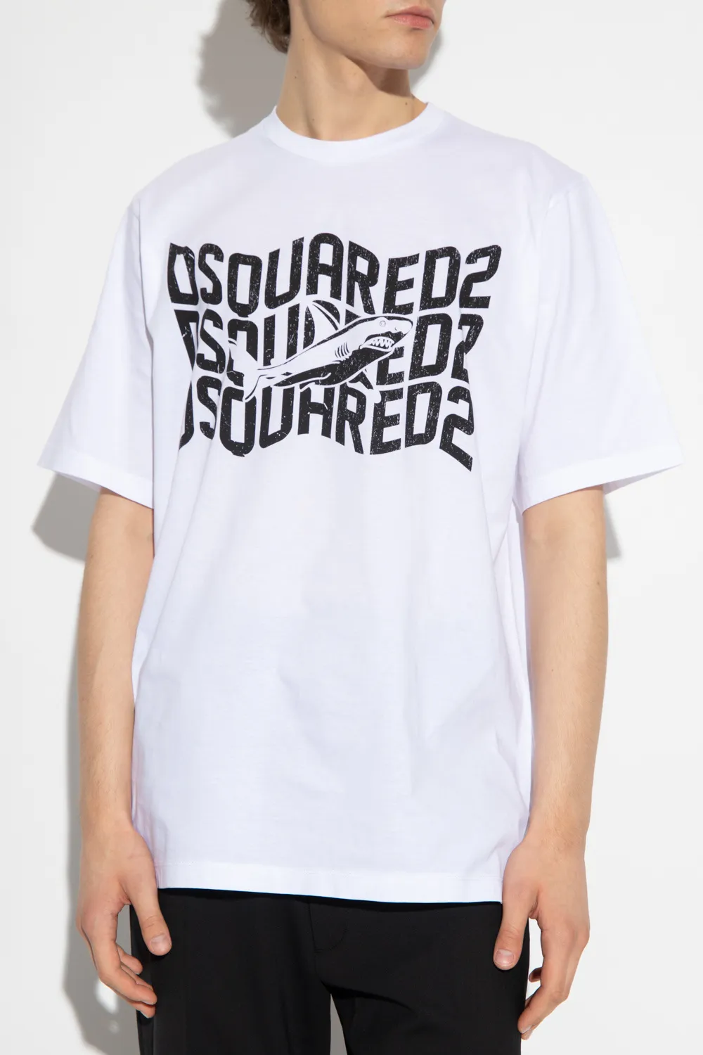Dsquared2 Logo Printed Crewneck T-Shirt