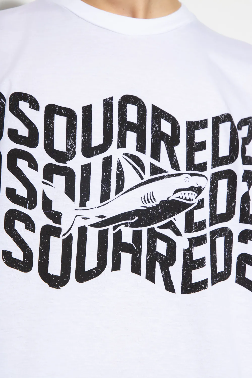 Dsquared2 Logo Printed Crewneck T-Shirt