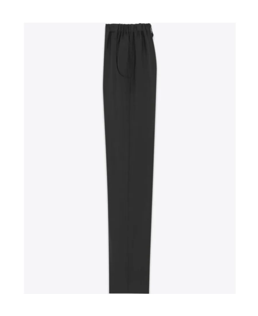 Saint Laurent High Waist Straight Leg Pants