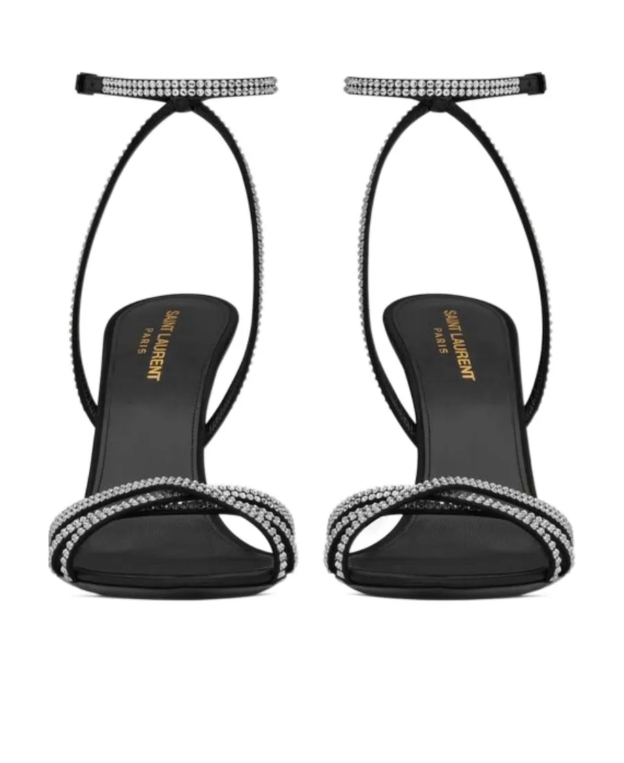 Saint Laurent Ava Open Toe Sandals