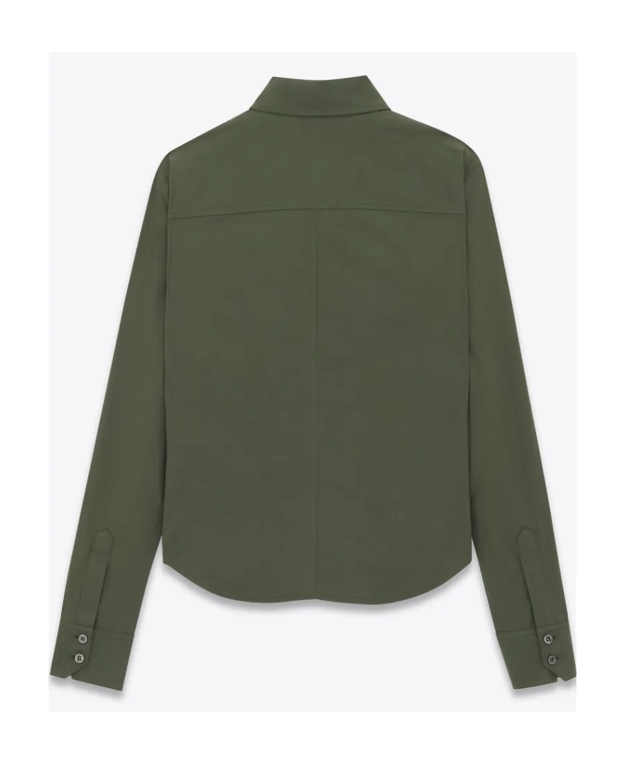 Saint Laurent Buttoned Long-Sleeved Shirt