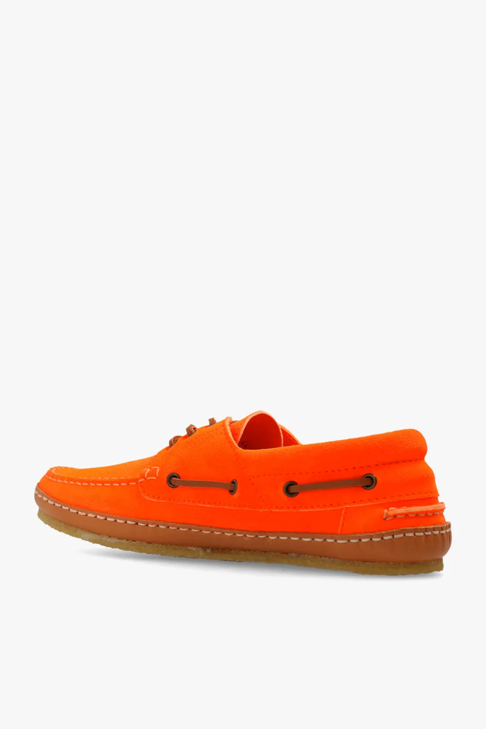 Saint Laurent Ashe Round Toe Boat Shoes