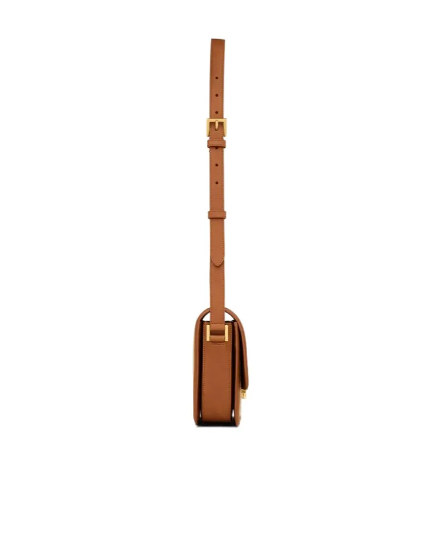 Solferino Medium Satchel In Raffia And Vegetable-Tanned Leather