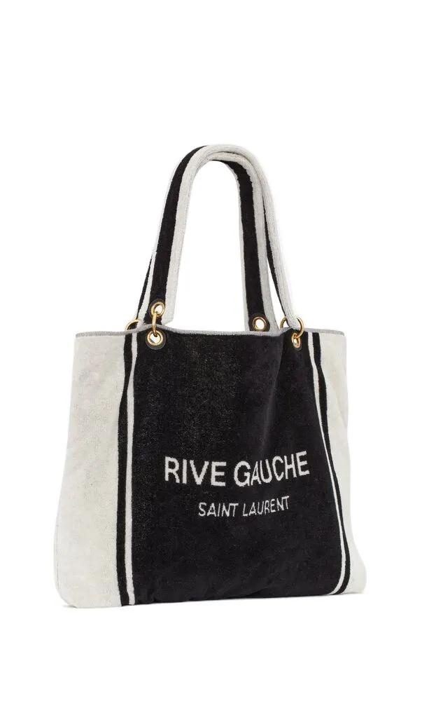 Saint Laurent Rive Gauche Towel Tote Bag
