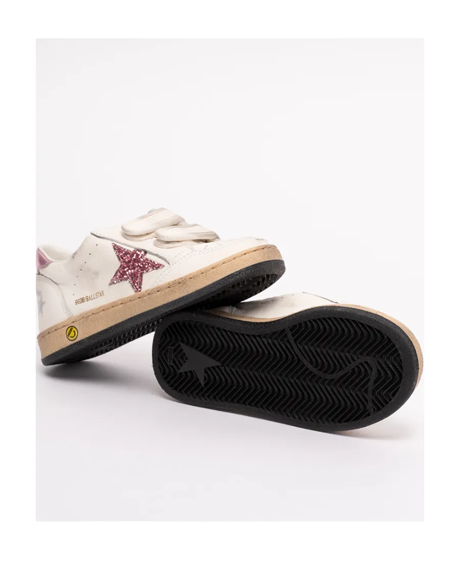 Golden Goose Kids Round Toe Trainers