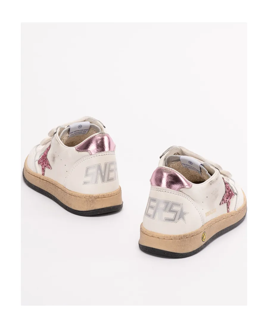 Golden Goose Kids Round Toe Trainers