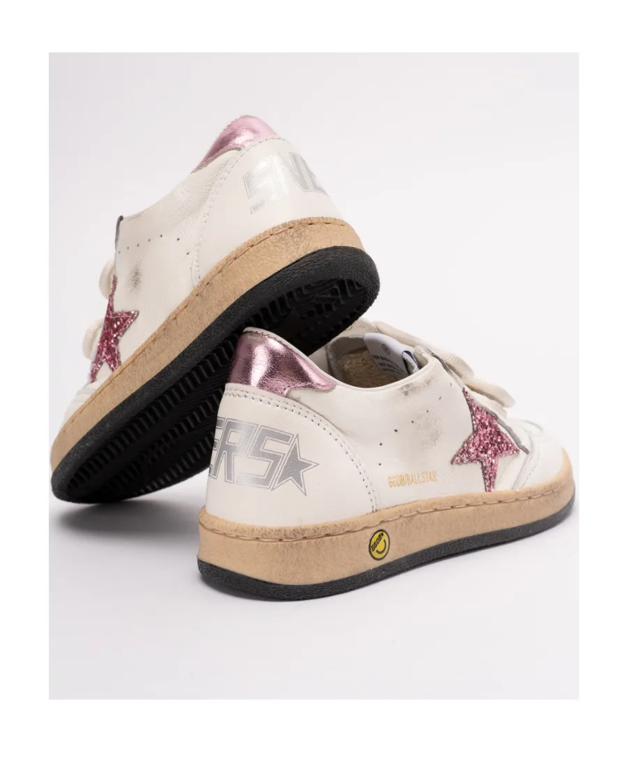 Golden Goose Kids Round Toe Trainers