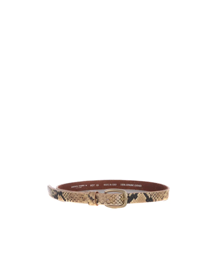 Golden Goose Deluxe Brand Animal Printed Belt
