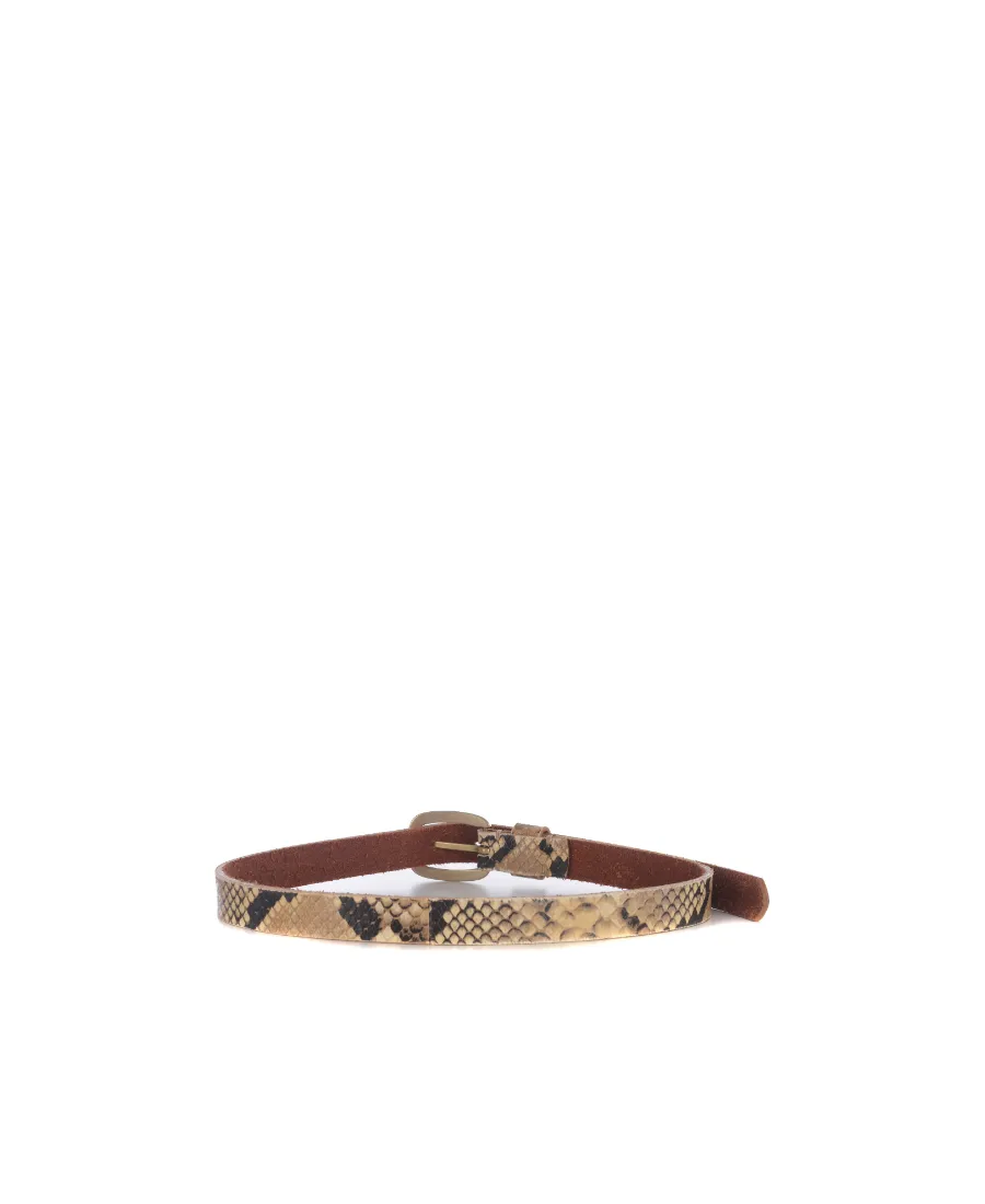 Golden Goose Deluxe Brand Animal Printed Belt