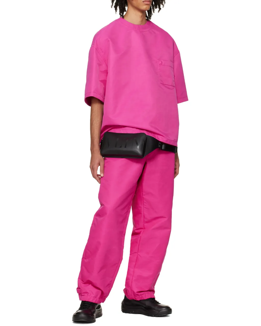 Vltn Leather Belt Bag