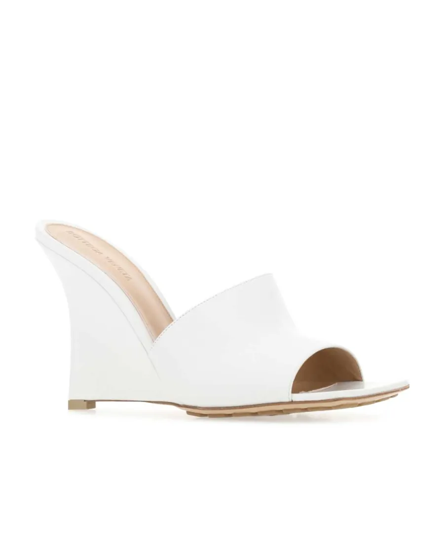 Logo Slope Heel Sandals