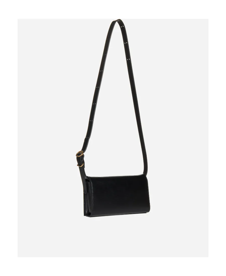 Jil Sander Logo Printed Shoulder Bag