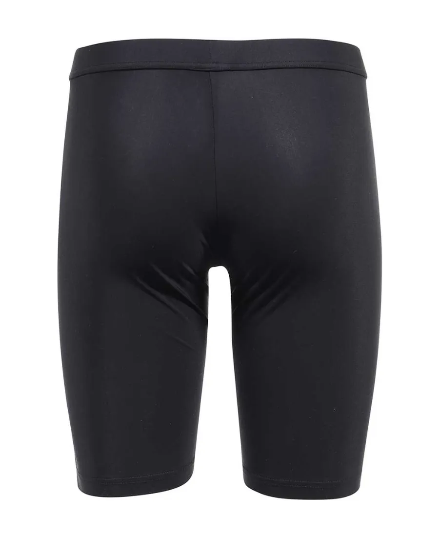 Contrast-Logo Print Shorts