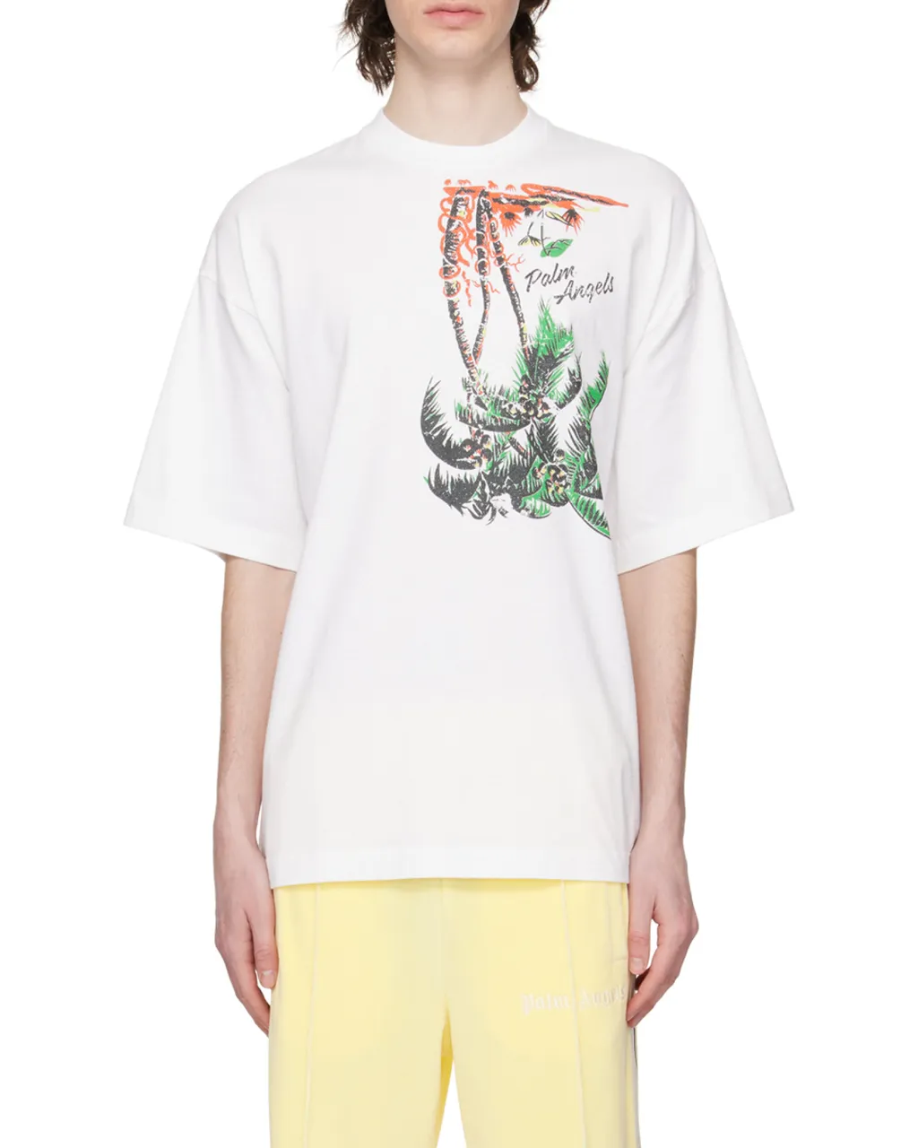 Upside Down Palm-Print T-Shirt