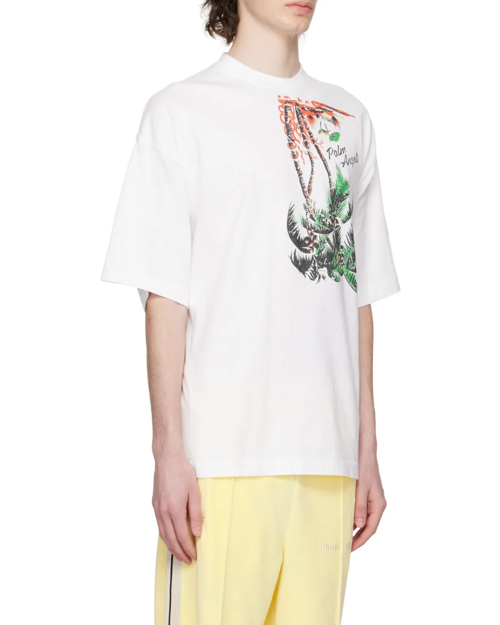 Upside Down Palm-Print T-Shirt