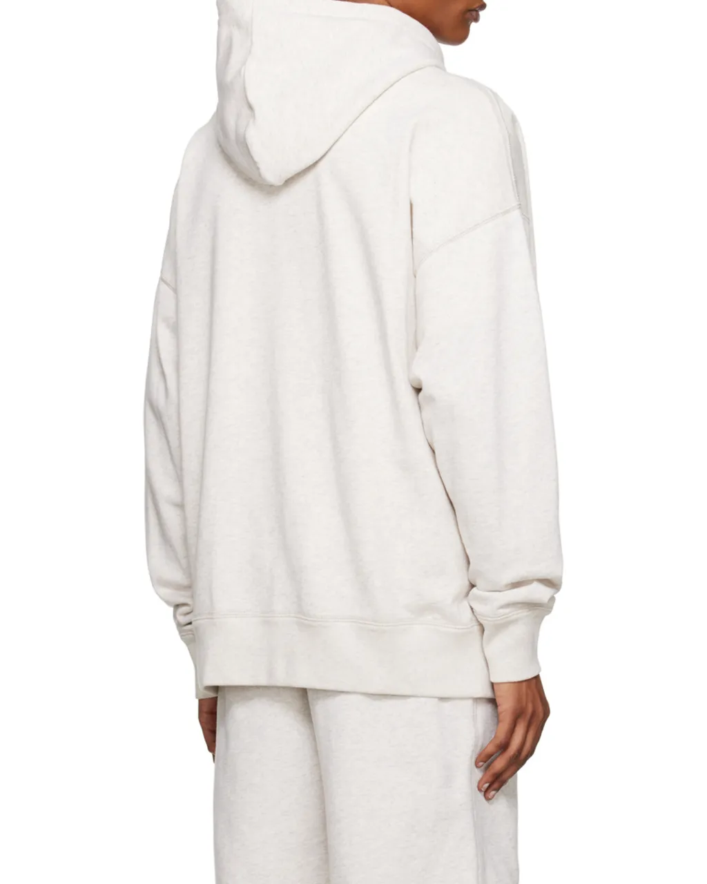 Isabel Marant Miley Logo Printed Drawstring Hoodie