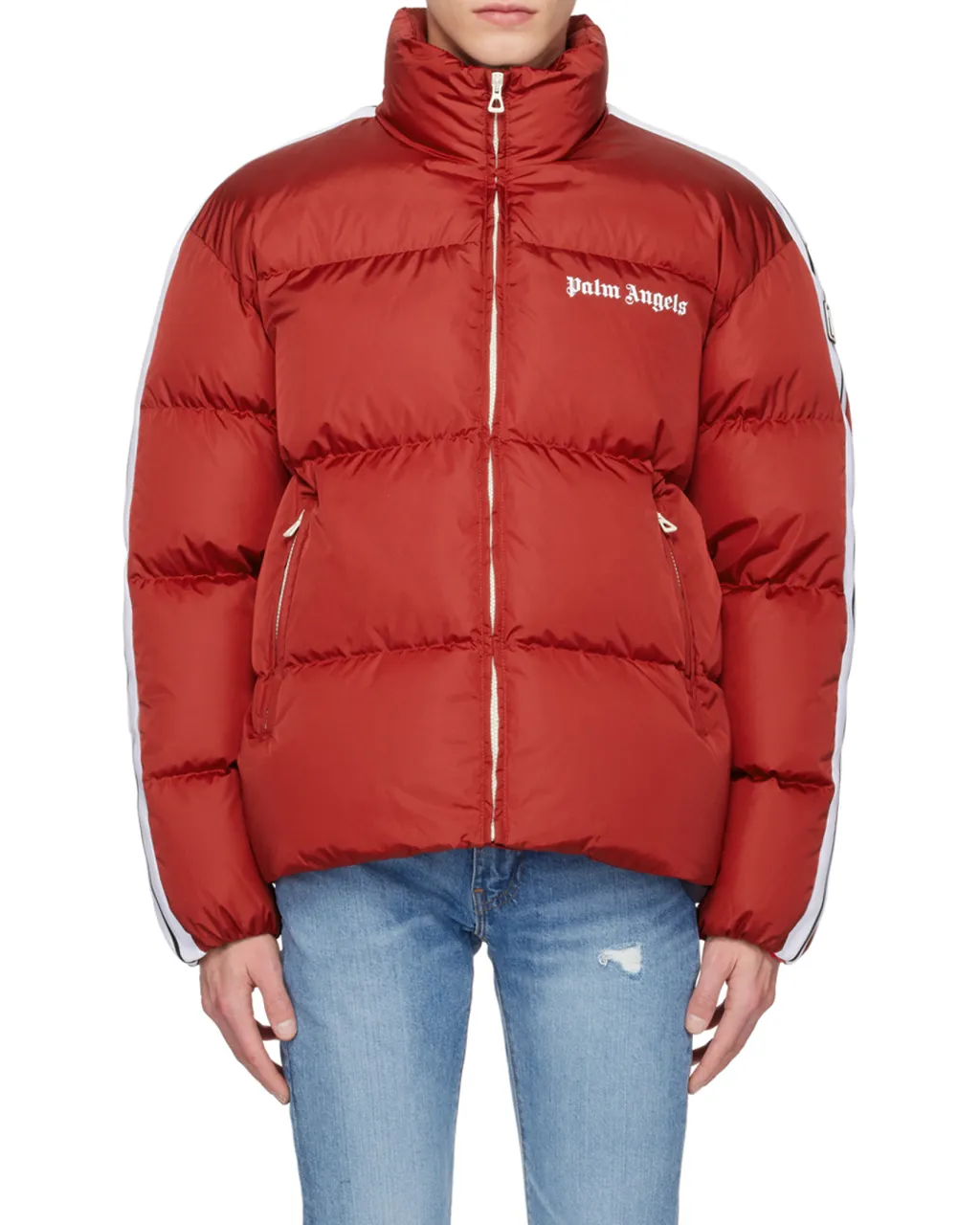 Logo-Print Down-Feather Padded Jacket