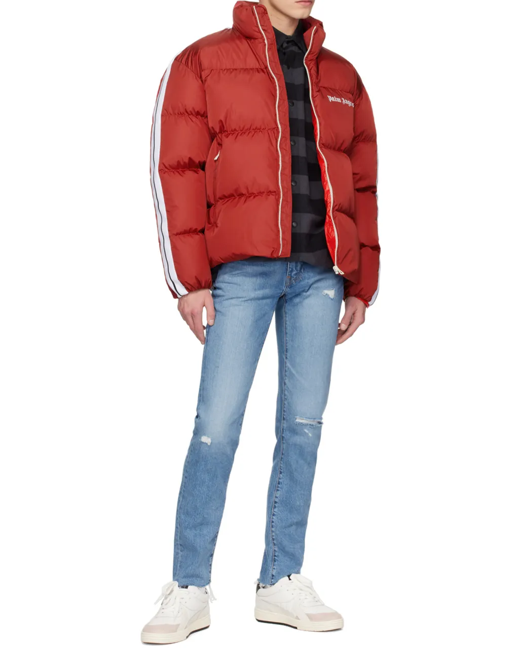 Logo-Print Down-Feather Padded Jacket