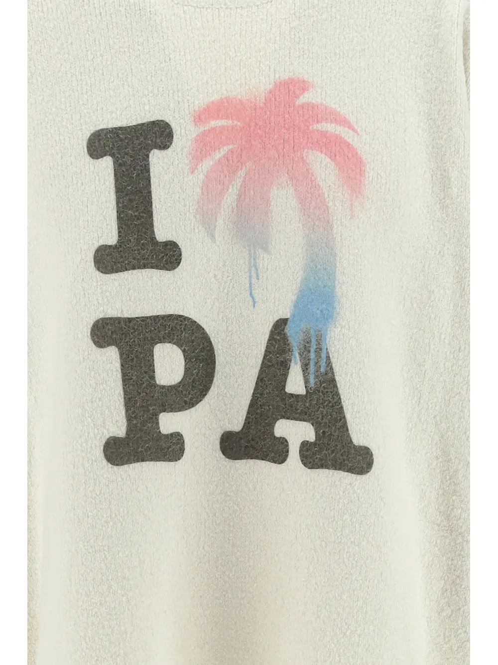 Palm Angels I Love Pa Crewneck Knit Jumper