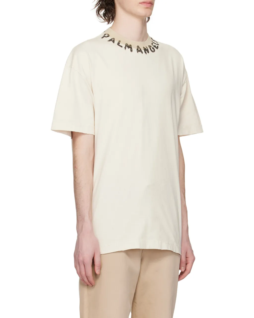 Palm Angels Logo-Printed Crewneck T-Shirt