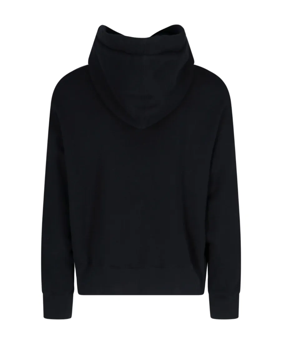 Palm Angels Palm Embroidered Drawstring Hoodie