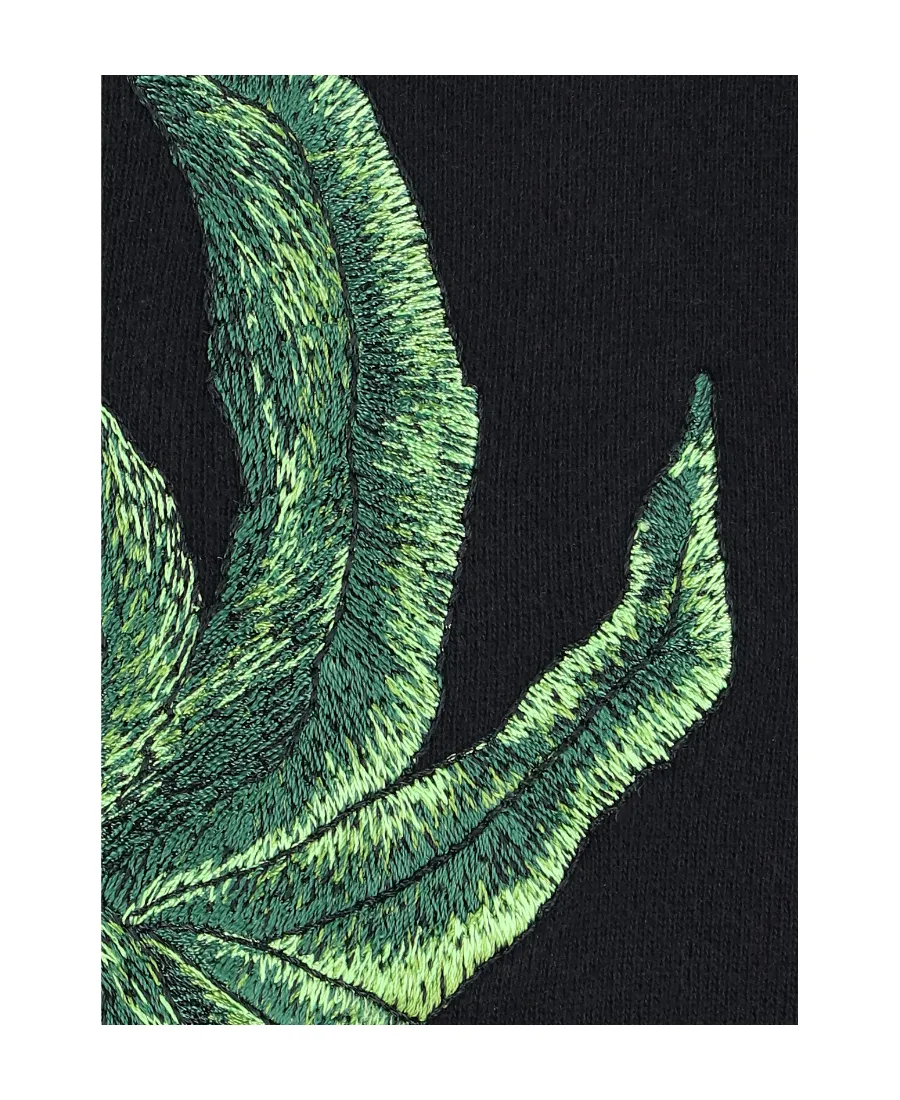 Palm Angels Palm Embroidered Drawstring Hoodie