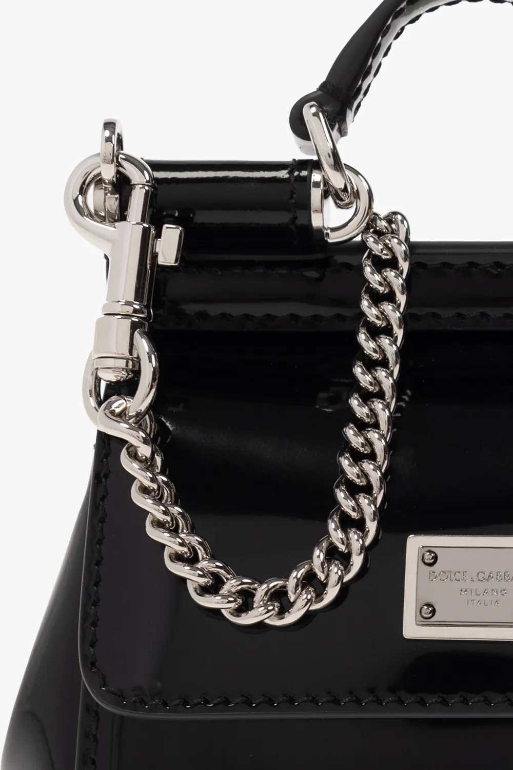 Dolce & Gabbana X Kim Logo-Plaque Foldover Top Mini Bag