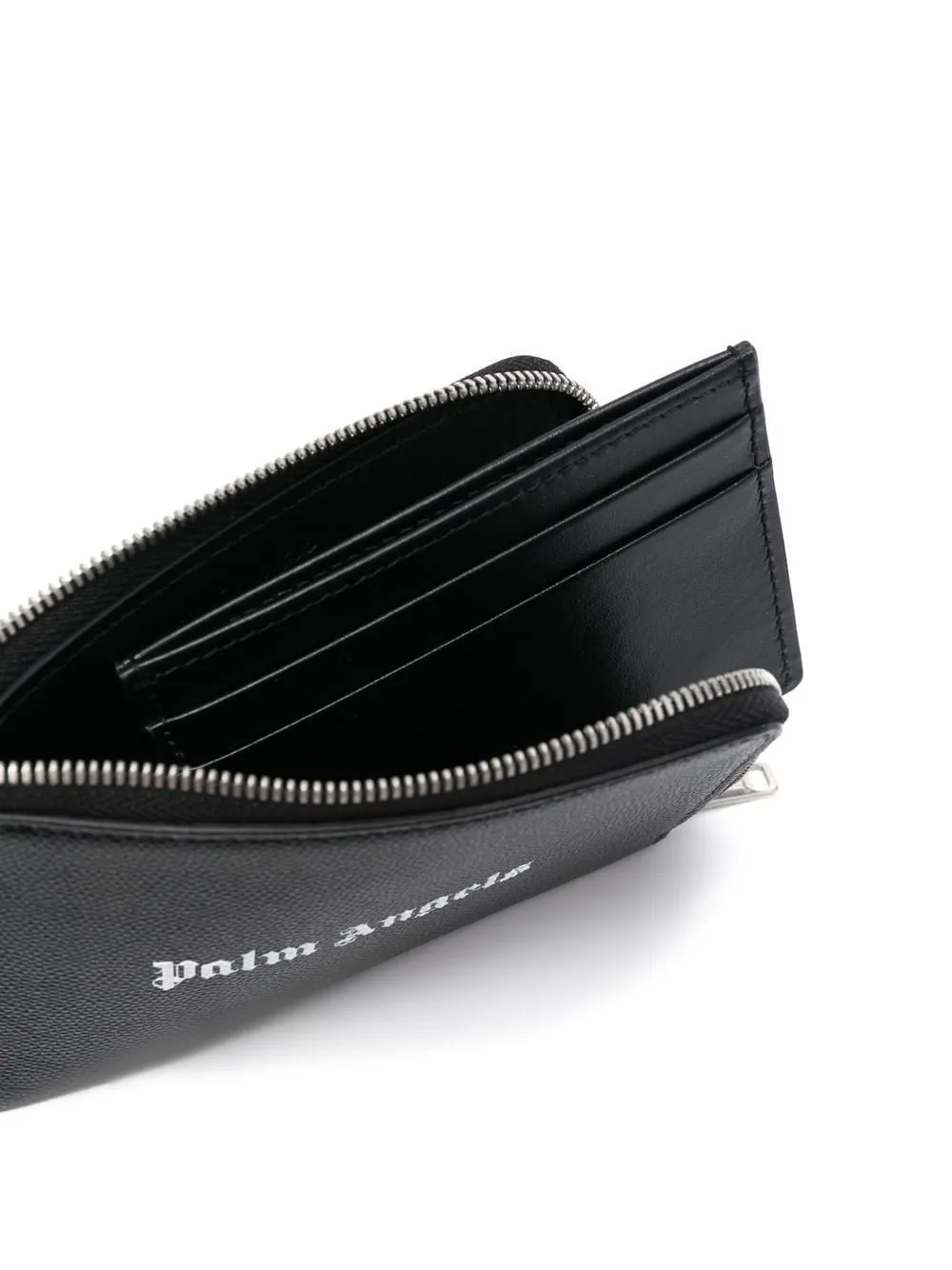 Palm Angels Logo-Printed Zipped Wallet