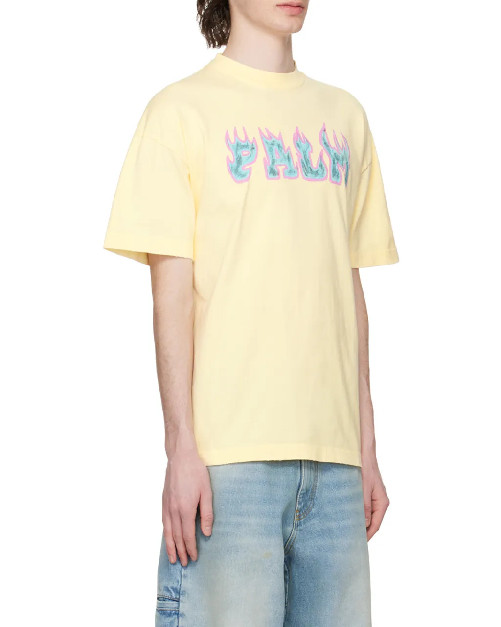 Flames Logo-Print T-Shirt