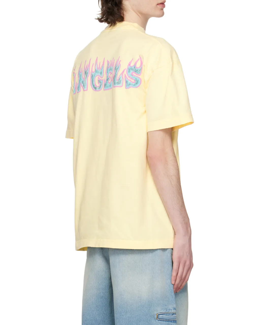 Flames Logo-Print T-Shirt