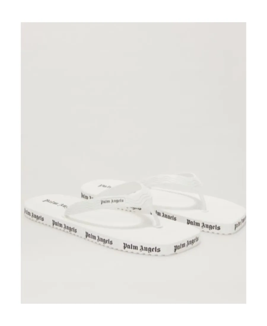 Palm Angels Logo Printed Flop Flips