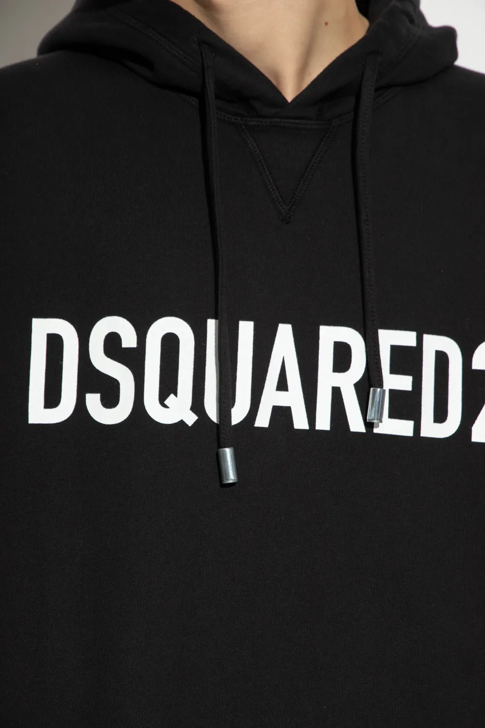 Dsquared2 Logo Printed Drawstring Hoodie