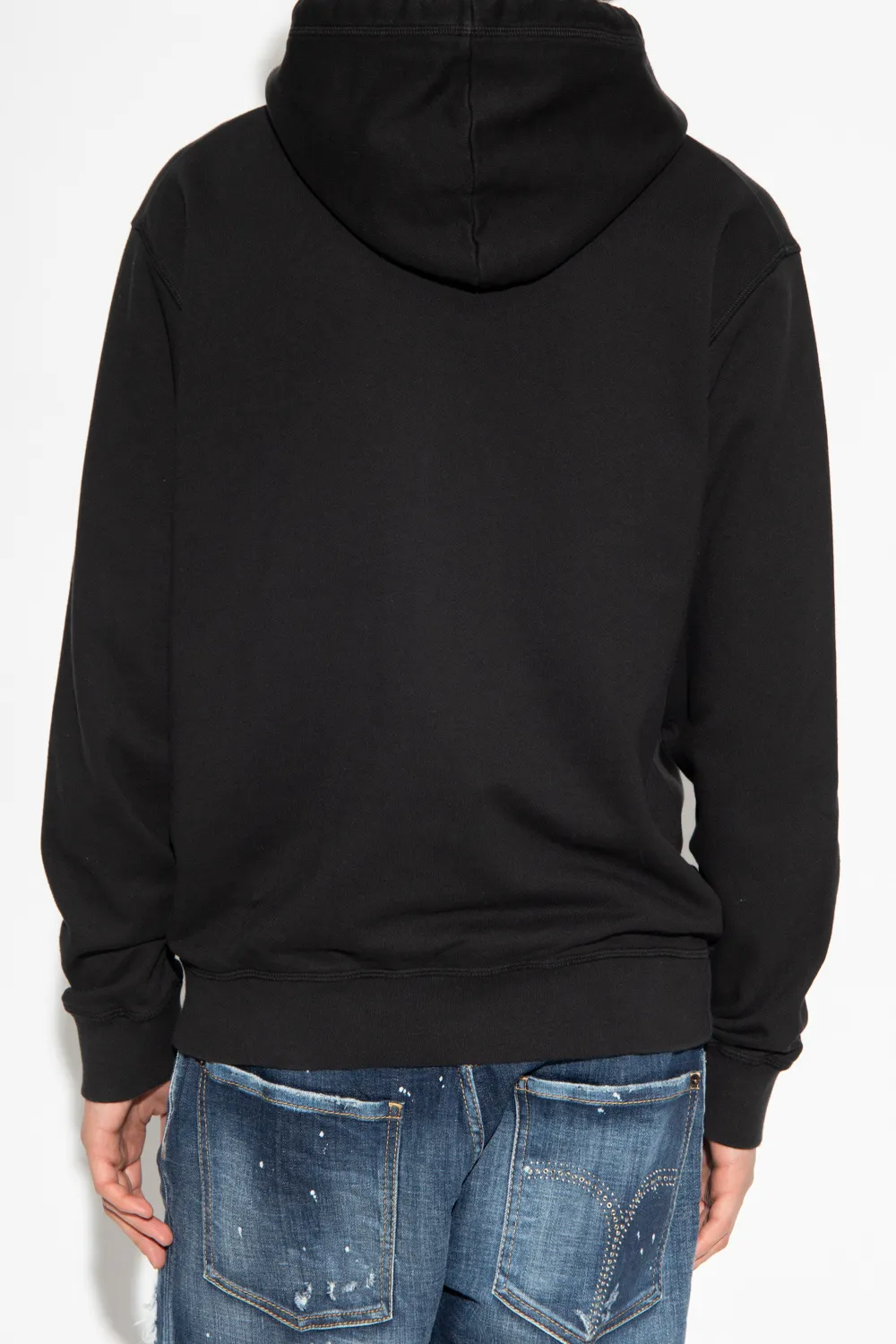 Dsquared2 Logo Printed Drawstring Hoodie