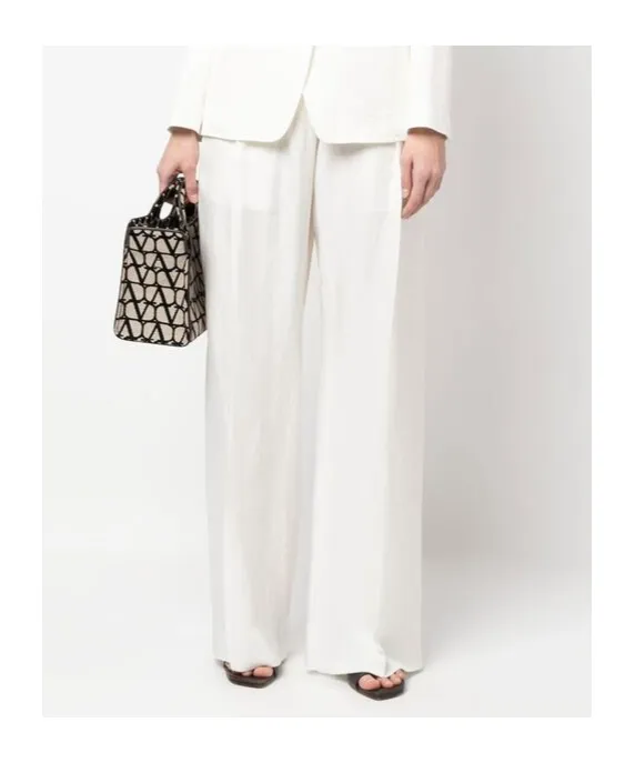 Belt-Loop Casual Pants