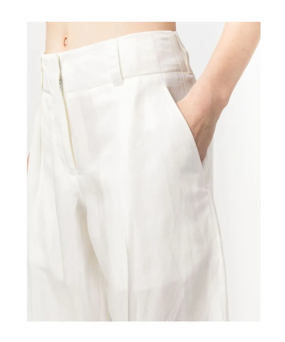 Belt-Loop Casual Pants