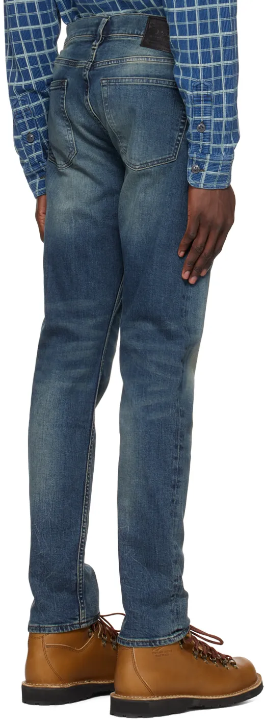 Polo Ralph Lauren Straight-Leg Stonewashed Slim-Cut Jeans