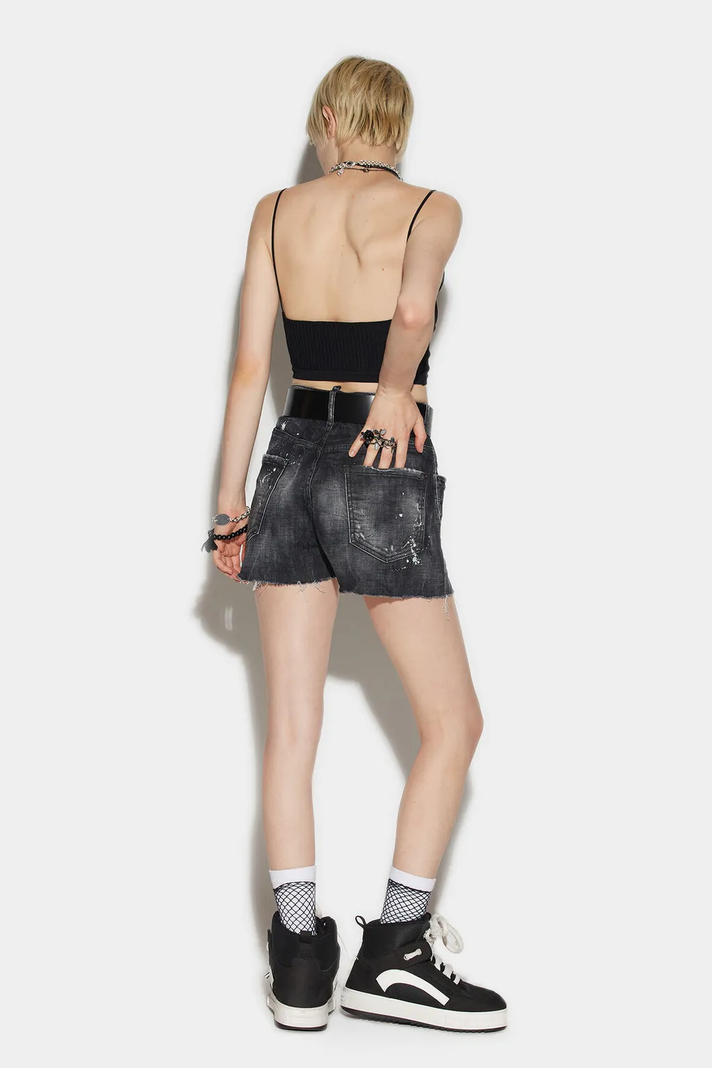Dsquared2 Distressed Denim Shorts