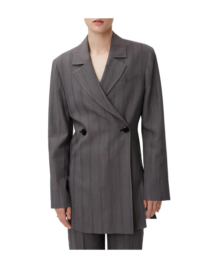 Ganni Double-Breasted Tailored Blazer