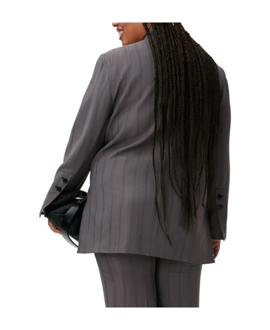 Ganni Double-Breasted Tailored Blazer