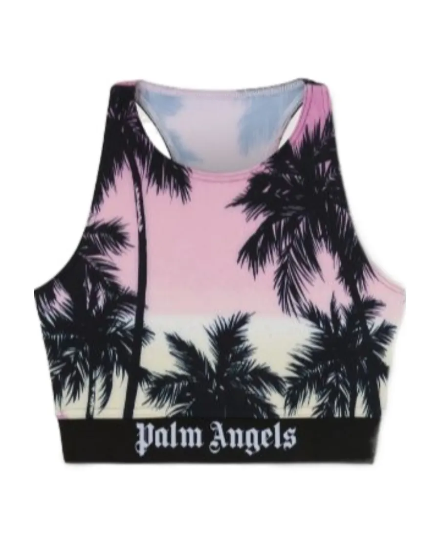 Palm Angels Sunset Printed Sport Top
