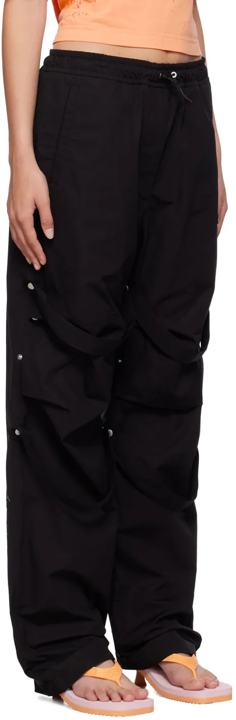 Logo-Print Straight-Leg Trousers