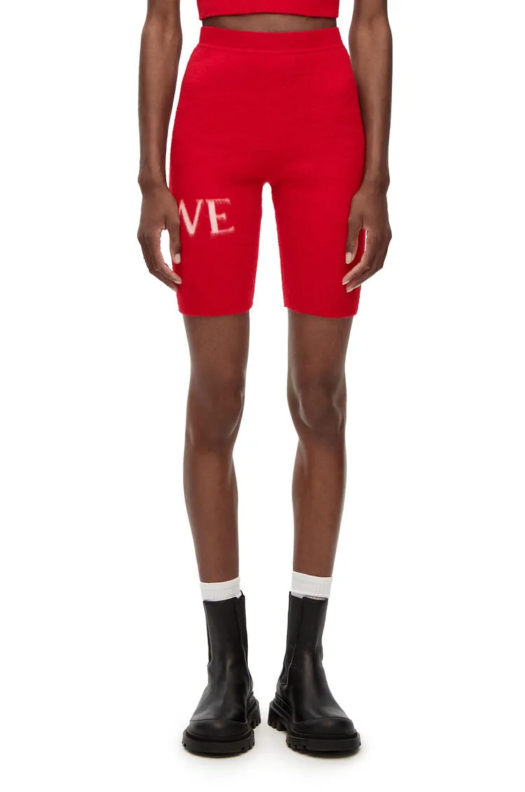 Loewe Cycling Shorts In Wool